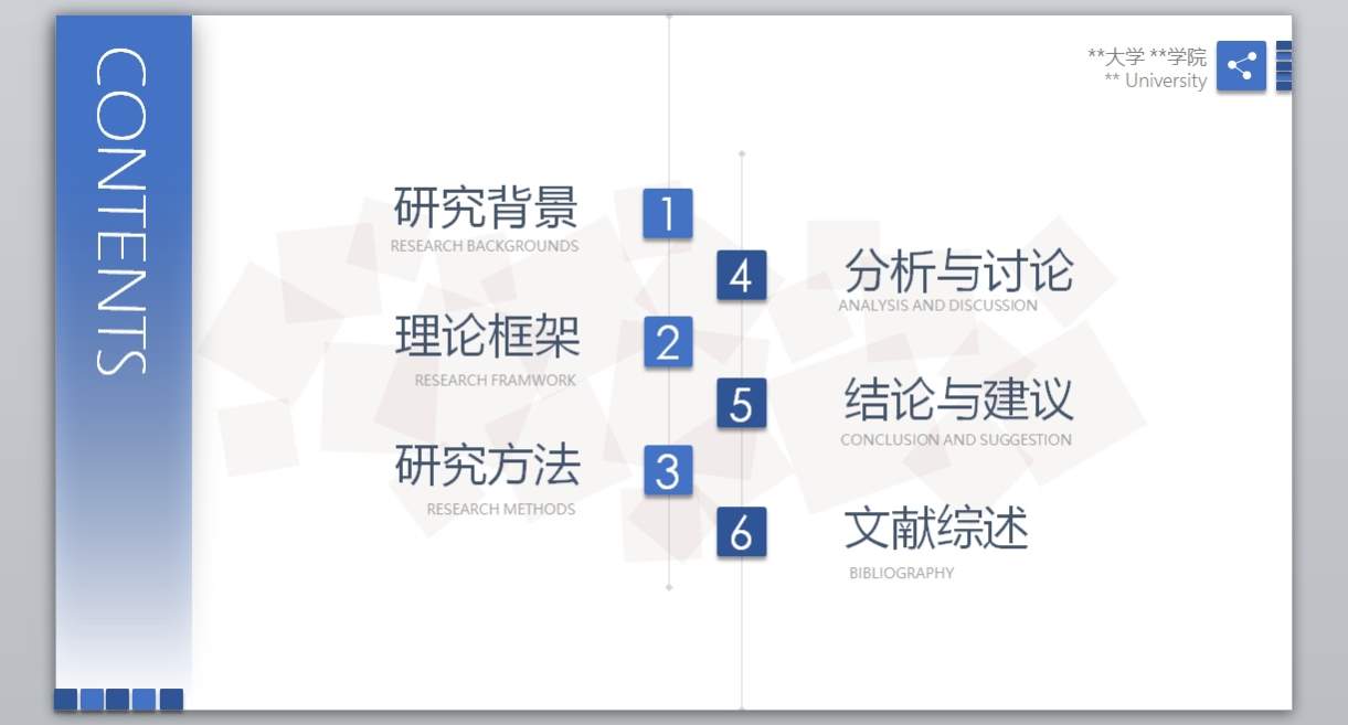 学术答辩_毕业答辩_论wen答辩静态PPT(10)2