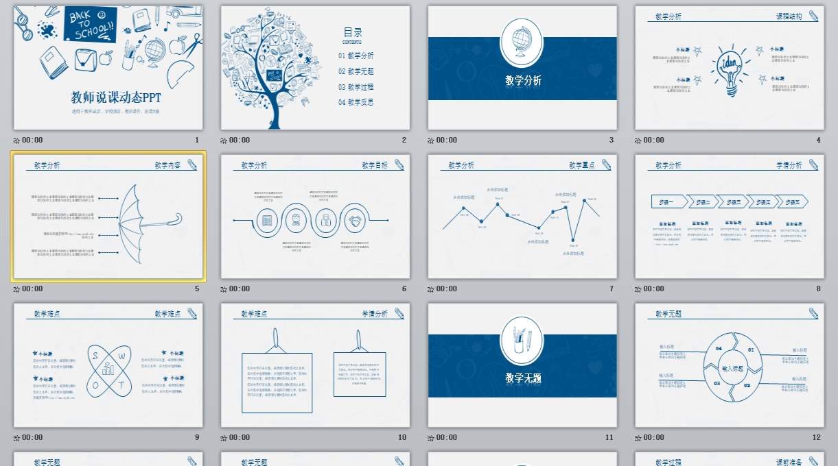 创意手绘PPT_动态手绘题PPT_100