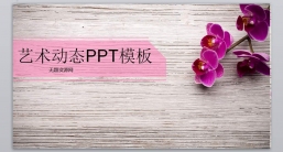 ppt模板：唯美艺工作汇报PPT.pptx共_7.23_MB